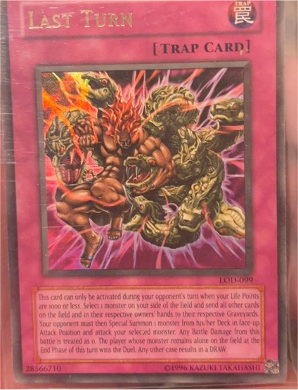 Yu-Gi-Oh! Legacy of Darkness LOD-099 Last Turn — front