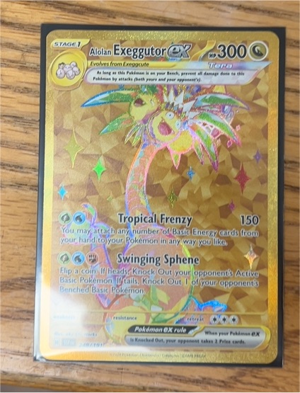 2022 Pokémon SV08: Surging Sparks #248/191 Alolan Exeggutor ex — front