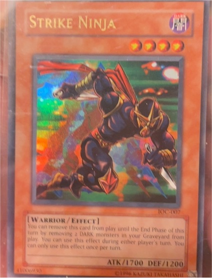 1996 Yu-Gi-Oh! IOC-007 Strike Ninja — front