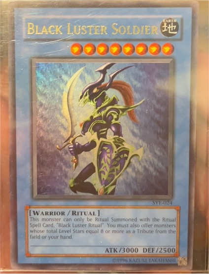 2003 Yu-Gi-Oh! SYE-024 Black Luster Soldier — front