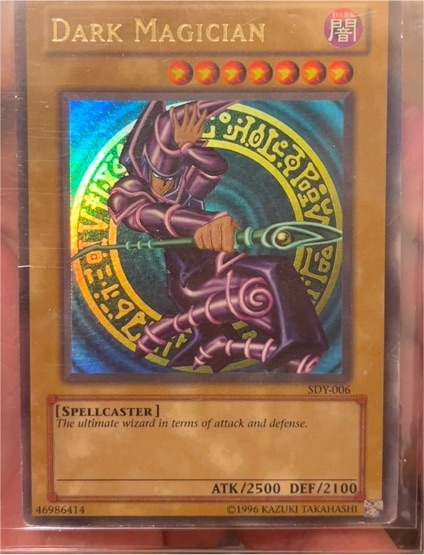 1996 Yu-Gi-Oh! Starter Deck: Yugi #SDY-006 Dark Magician — front