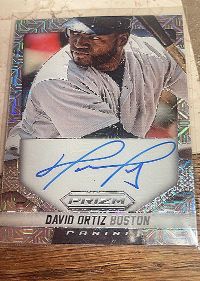 2021 Panini Prizm Debut Signatures #DS-DO David Ortiz — front