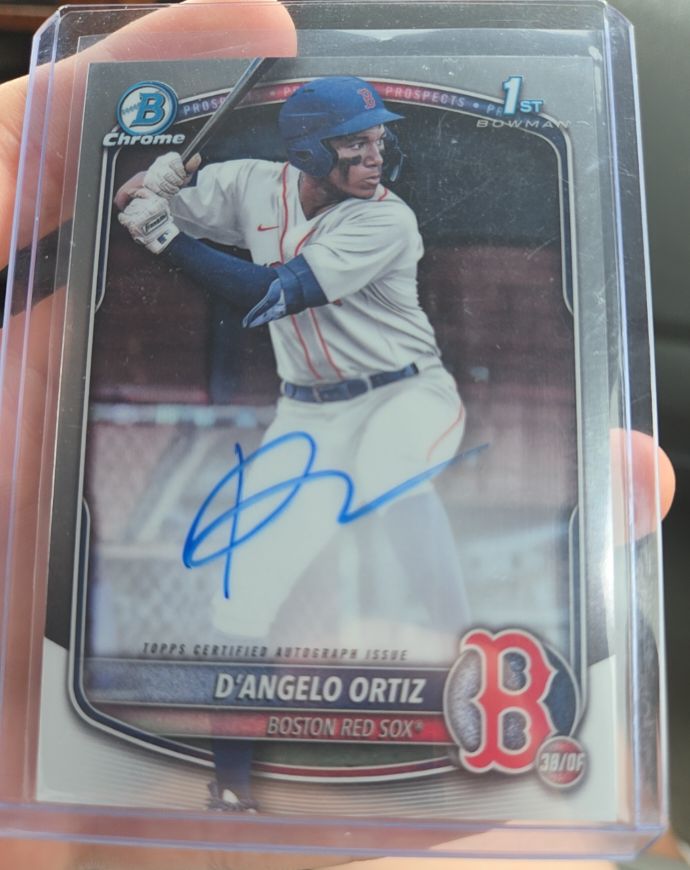 2025 Bowman Chrome #CPA-DO D'Angelo Ortiz — front