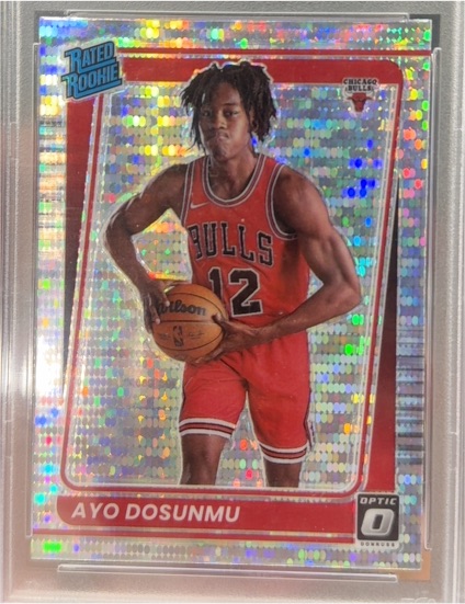 2021-22 Donruss Optic #171 Ayo Dosunmu — front