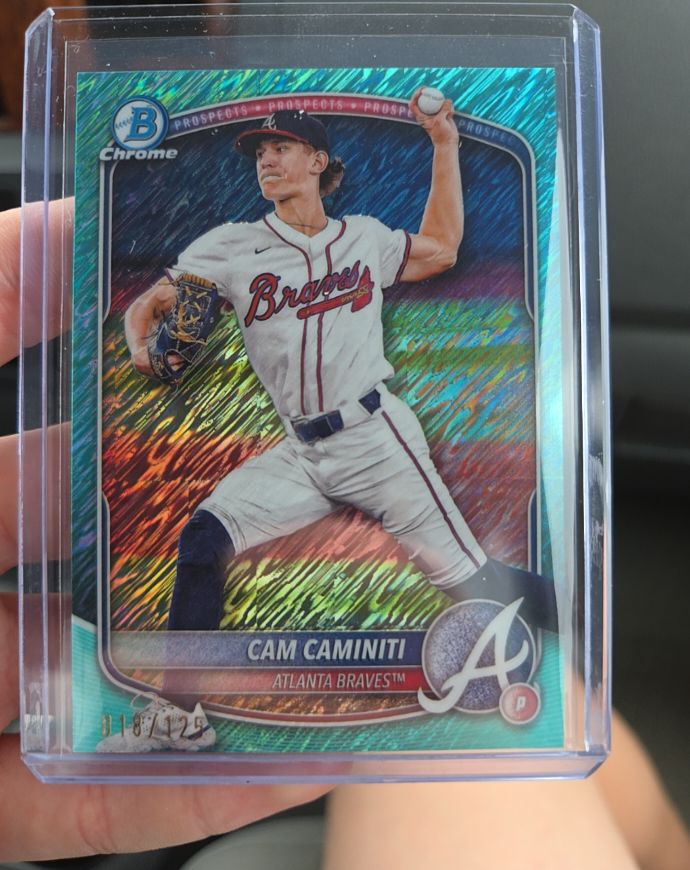 2025 Bowman Chrome Prospects #BCP-46 Cam Caminiti — front