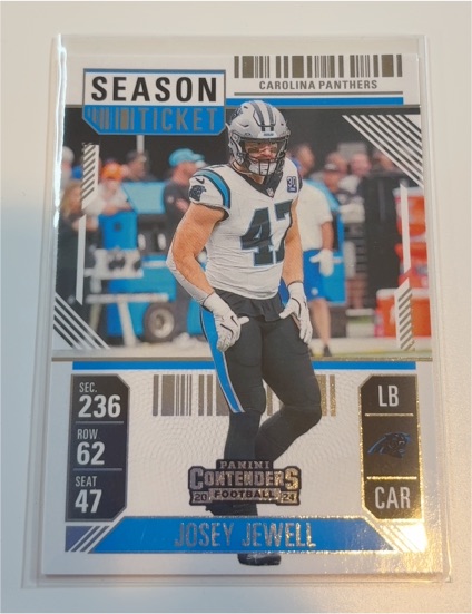 2024 Panini Contenders Season Ticket #236-62-47 Josey Jewell — front