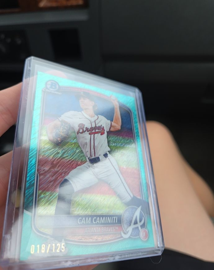 2022 Bowman Chrome #018 Cam Caminiti — front