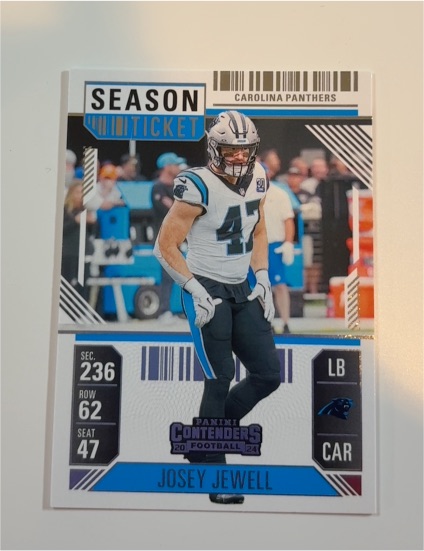 2024 Panini Contenders Season Ticket #13 Josey Jewell — front