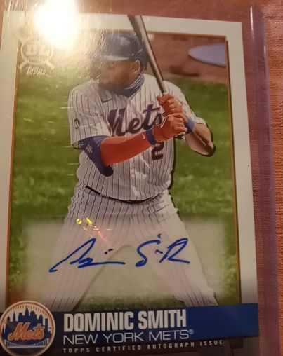 2020 Topps Archives #TA-DS Dominic Smith — front