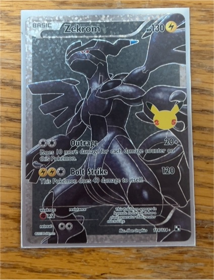 2021 Pokémon Celebrations #114 Zekrom — front