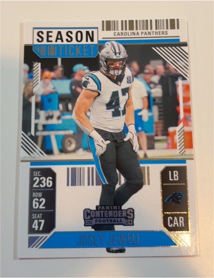 2024 Panini Contenders Season Ticket #47 Josey Jewell — front
