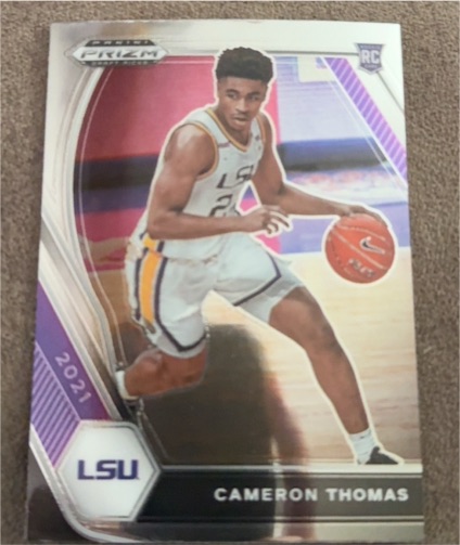 2021 Panini Prizm Draft Picks #18 Cameron Thomas — front