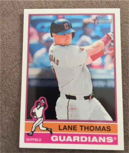 2025 Topps Heritage #261 Lane Thomas — front