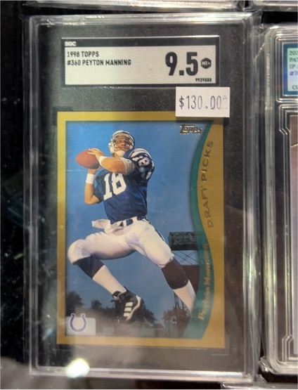 1998 Topps #360 Peyton Manning — front