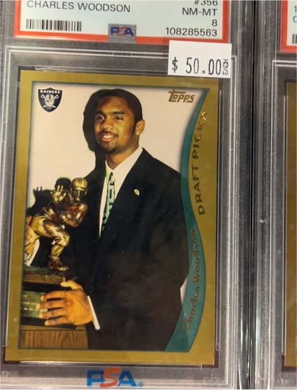 1998 Topps #356 Charles Woodson — front