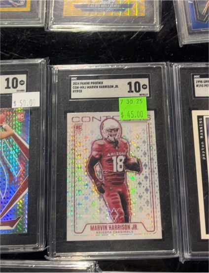 2024 Panini Phoenix Contours #CON-MHJ Marvin Harrison Jr. — front