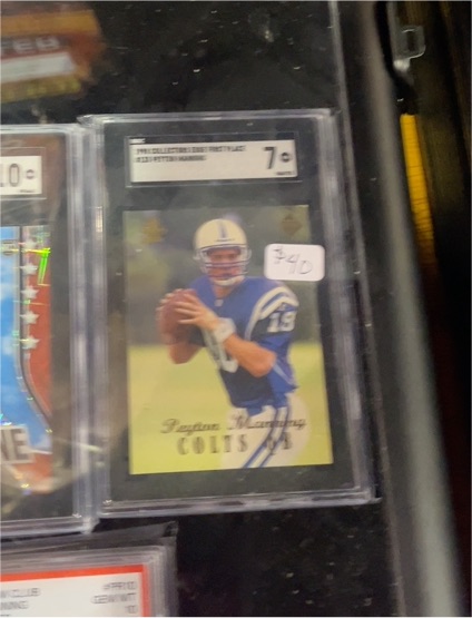 1998 Collectors Edge 1st Place #135 Peyton Manning Rookie Card — front