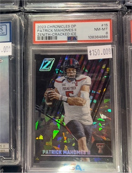 2023 Panini Chronicles Draft Picks Zenith #15 Patrick Mahomes II — front