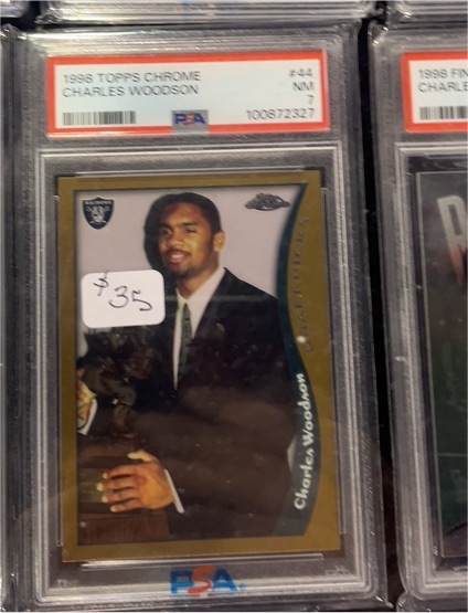 1998 Topps Chrome #44 Charles Woodson — front