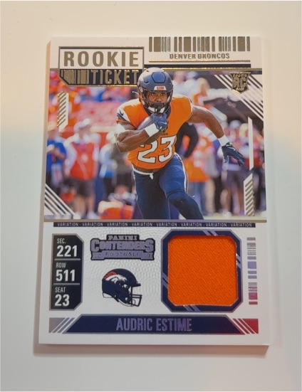 2024 Panini Contenders Rookie Ticket #RTS-AEE Audric Estime — front