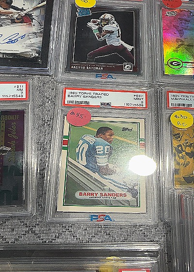 1989 Topps Traded #EST Barry Sanders — front