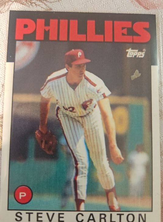 1986 Topps #120 Steve Carlton — front