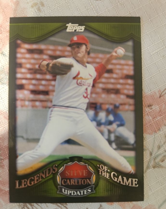 2009 Topps Legends of the Game Updates #LGU13 Steve Carlton — front