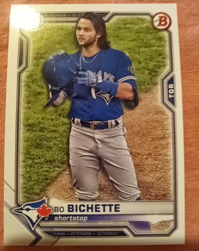 2021 Bowman #7 Bo Bichette — front