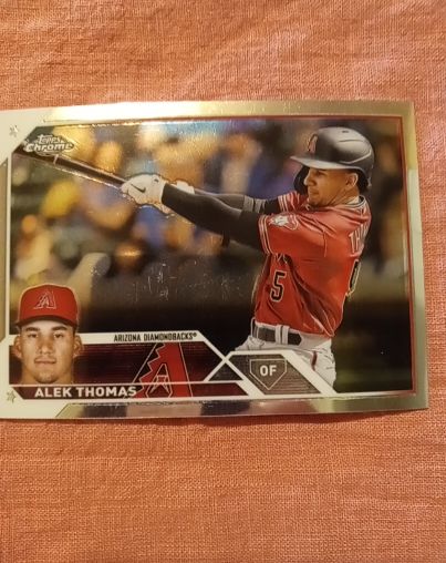 2023 Topps Chrome #186 Alek Thomas Arizona Diamondbacks — front