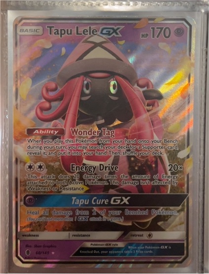 2017 Pokémon Guardians Rising #60 Tapu Lele GX — front