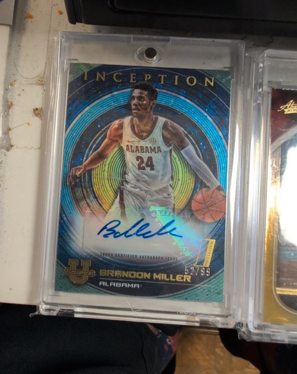2022 Bowman Inception University Autographs #BIA-BM Brandon Miller — front