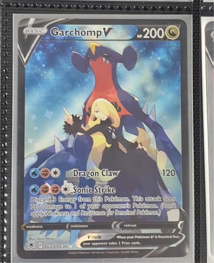2022 Pokémon TCG Astral Radiance #TG23/TG30 Garchomp V — front