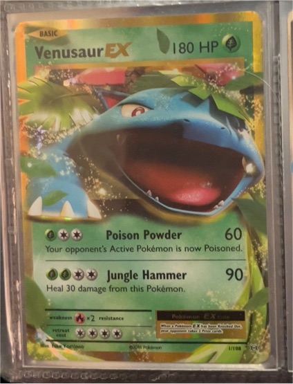 2016 Pokemon XY Evolutions #1/108 Venusaur EX — front