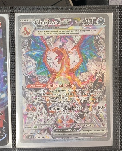 2023 Pokémon SV03: Obsidian Flames #223/197 Charizard ex — front