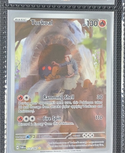 2024 Pokémon SV06 Twilight Masquerade #172 Torkoal Illustration Rare — front
