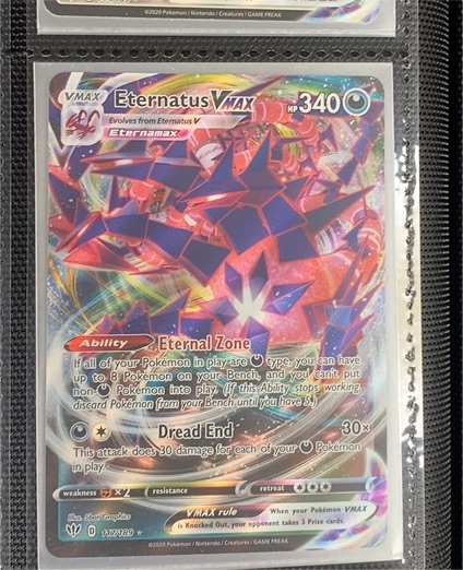 2020 Pokémon Darkness Ablaze #117 Eternatus VMAX — front