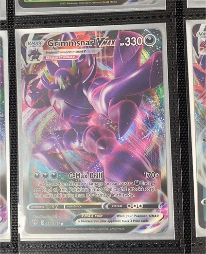 2020 Pokémon TCG Darkness Ablaze #115 Grimmsnarl VMAX — front