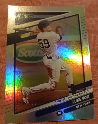 2021 Donruss #191 Luke Voit — front