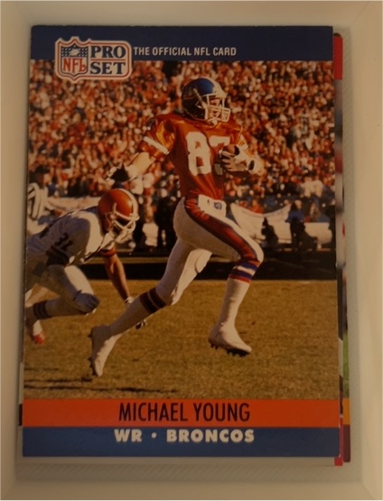 1990 Pro Set #493 Michael Young — front