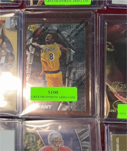 1996 Topps Finest #8 Kobe Bryant — front