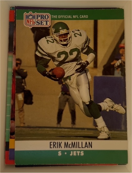 1990 Pro Set #602 Erik McMillan — front