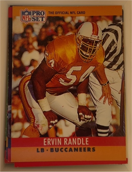 1990 Pro Set #315 Ervin Randle — front
