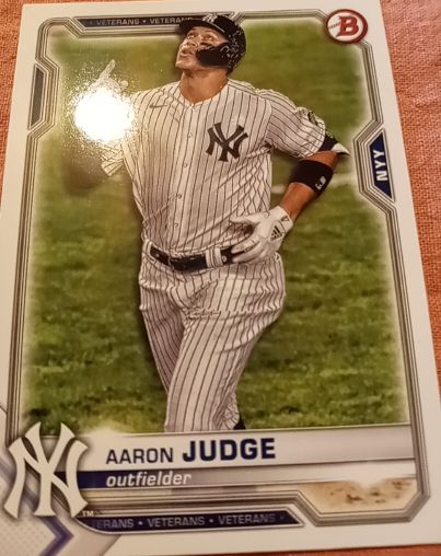 2021 Bowman #74 Aaron Judge — front