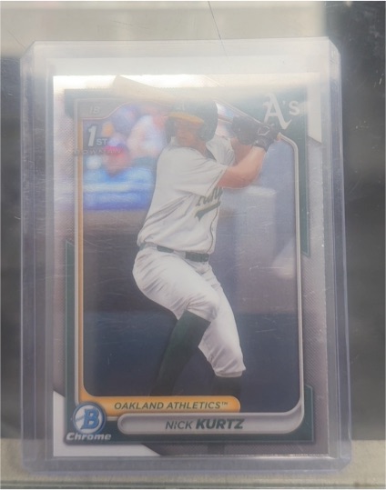 2024 Bowman Draft Chrome #BDC-56 Nick Kurtz — front