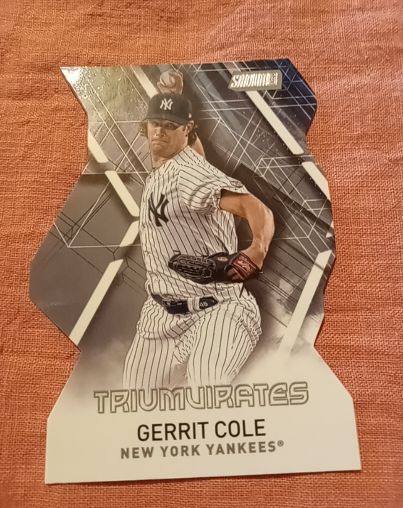 2021 Topps Stadium Club Triumvirates #T-12 Gerrit Cole — front