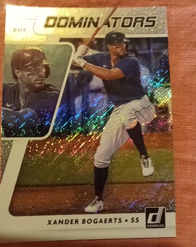 2021 Donruss Dominators #DOM13 Xander Bogaerts — front