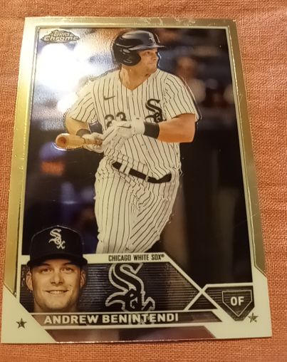 2023 Topps Chrome #180 Andrew Benintendi — front