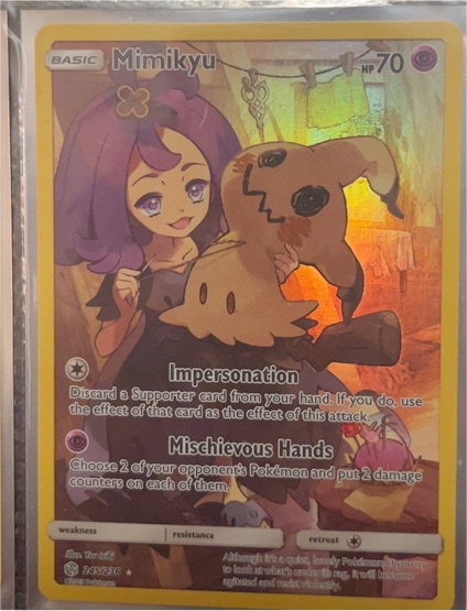 2019 Pokémon Sun & Moon Cosmic Eclipse #245 Mimikyu — front
