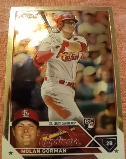 2023 Topps Chrome #192 Nolan Gorman — front