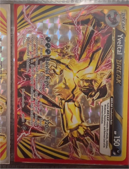 2016 Pokémon XY Steam Siege #66 Yveltal BREAK — front